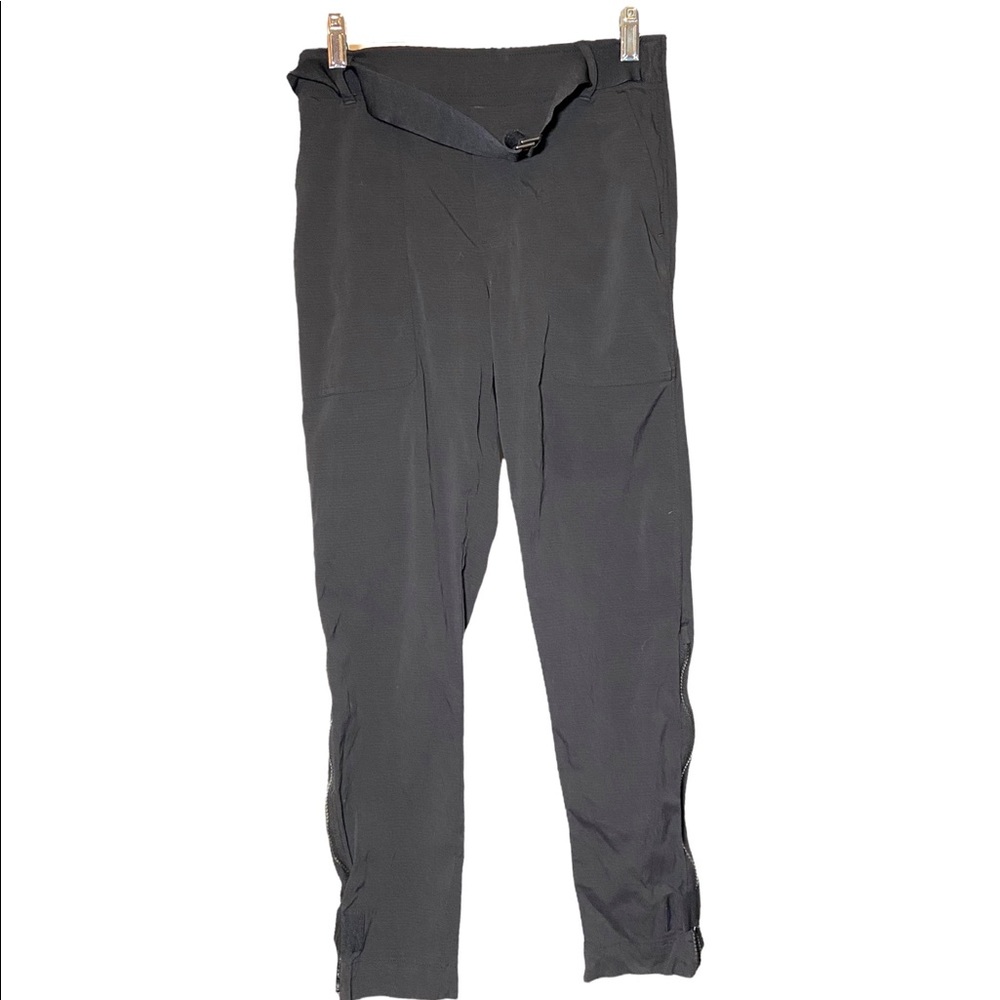 Athleta Trekkie Pant Black Lightweight Athletic Joggers Pants 0